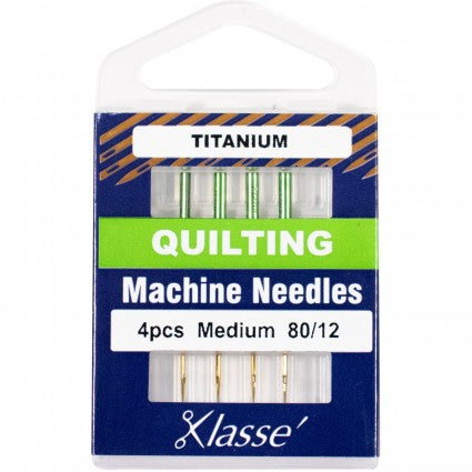 Klasse Titanium Quilting Needles sz 80/12