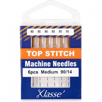 Klasse Topstitch Needles sz 90/14 6pc.