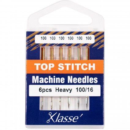 Klasse Topstitch Needles sz 100/16 6pc.