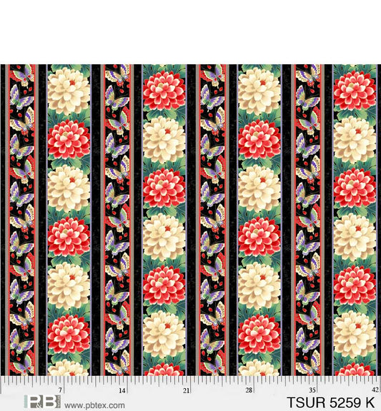 Tsuru Border Stripe - P&B Textiles
