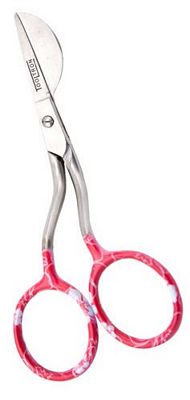 4in Applique Floral Pelican Jaw Embroidery Scissor