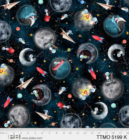 To The Moon Astronaut Toss - By: P&B Textiles