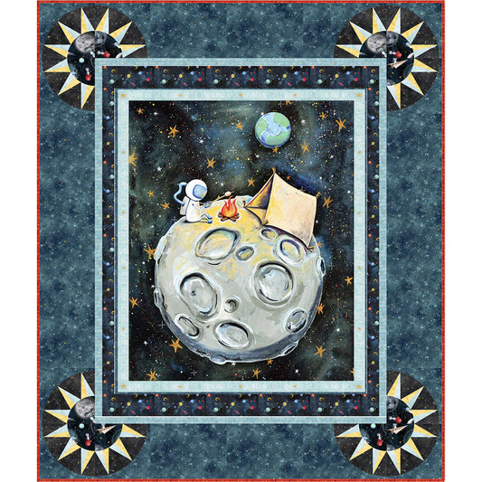 To The Moon Sunny Day Quilt Kit - P&B Textiles