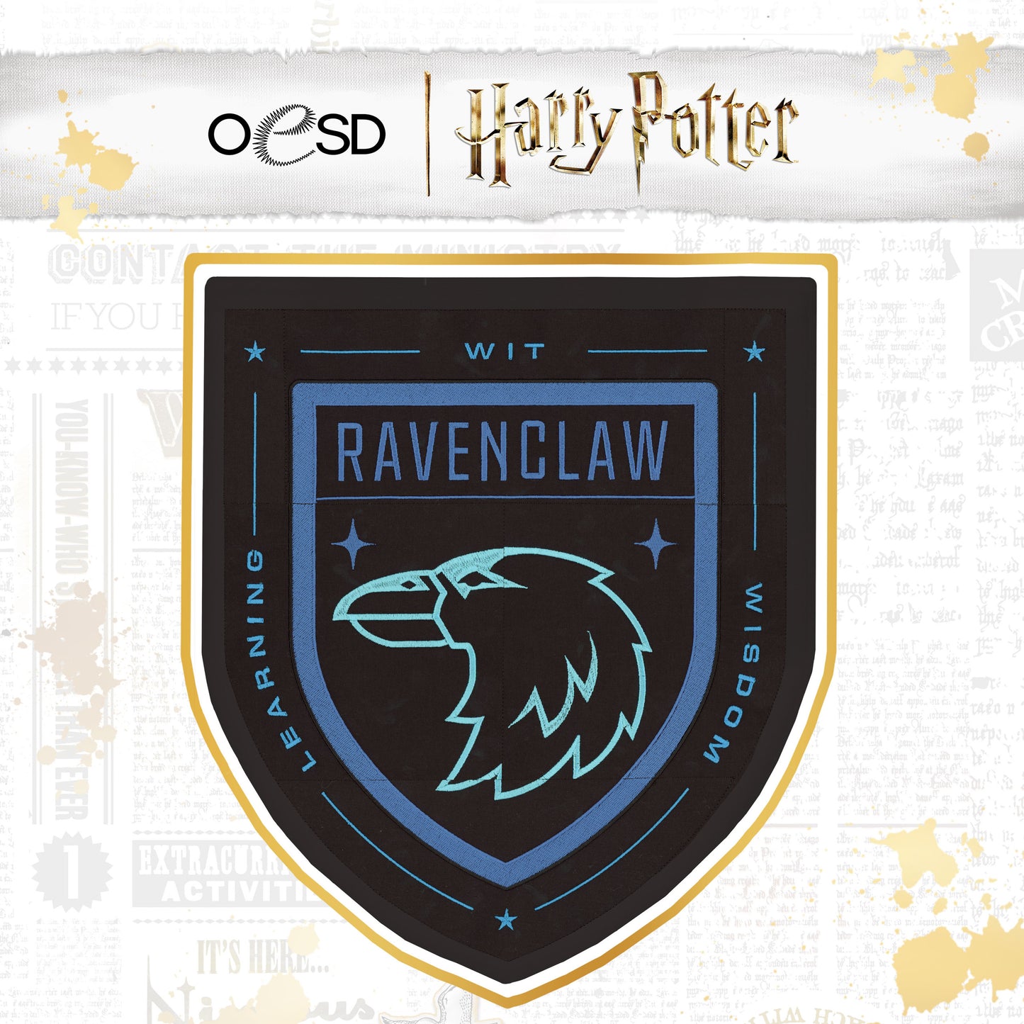 Ravenclaw Tiled House Banner OESD