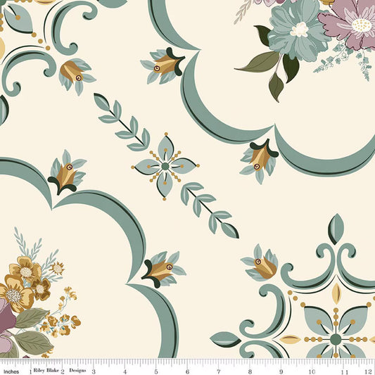 Wide 108" Back Renew Aqua - Riley Blake Designs