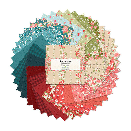 Sentiments 5 Karat Crystals Kaye England for Wilmington Prints