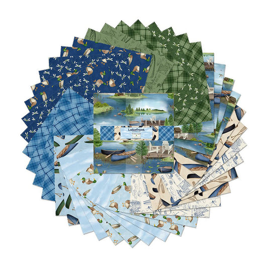 Lake front 10 karat crystals - Wilmington Prints By: Danielle Leone