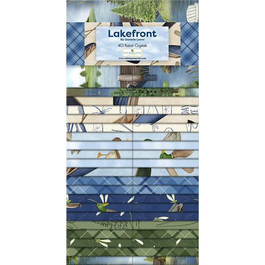 Lake Front 40 karat crystals - Wilmington Prints By: Danielle Leone