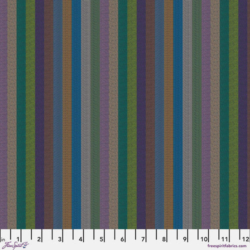 Narrow Stripe Multi - Free Spirit Fabrics