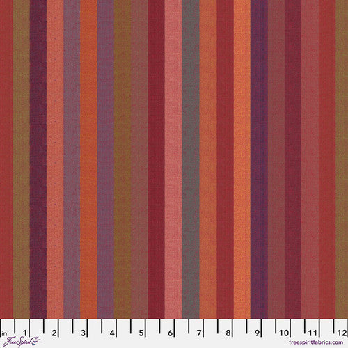Broad Stripe Red - Free Spirit Fabrics