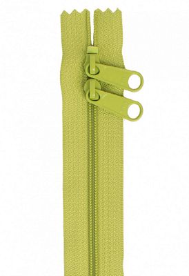 30" Double Slide Hand Bag Zipper Apple Green - byannie.com