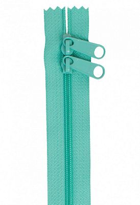 30" Double Slide Hand Bag Zipper Turquoise - byannie.com