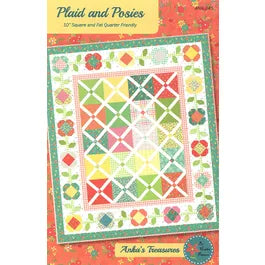 Plaid and Posies Quilt Pattern - Riley Blake Designs
