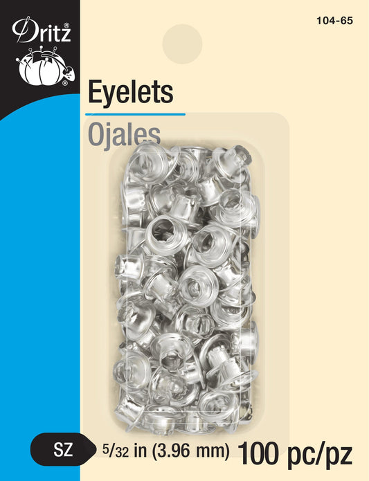 Dritz Eyelets, Size 5/32", 100Ct. Nickel