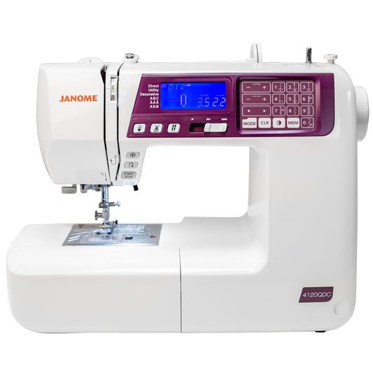 Janome 4120QDC-G Computerized Quilting and Sewing Machine with Bonus Quilt Kit - official Janome product photo