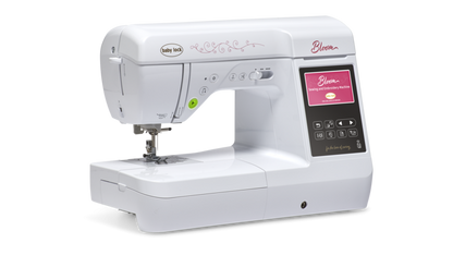 Baby Lock Bloom sewing machine, angled view