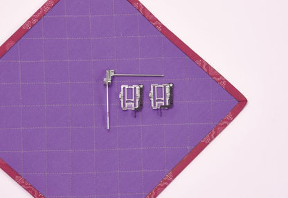 Baby Lock Dynamic Walking Foot Soles for BLSA-WF 1/4 inch Quilt Guide and Stitch in Ditch and Long Quilting Guide