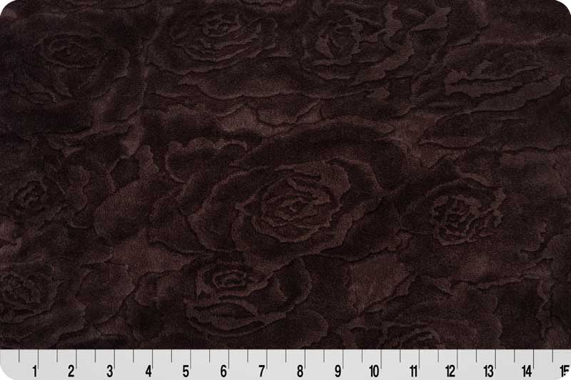 Extra Wide Rose Cuddle® 3 Chocolate - Shannon Fabrics