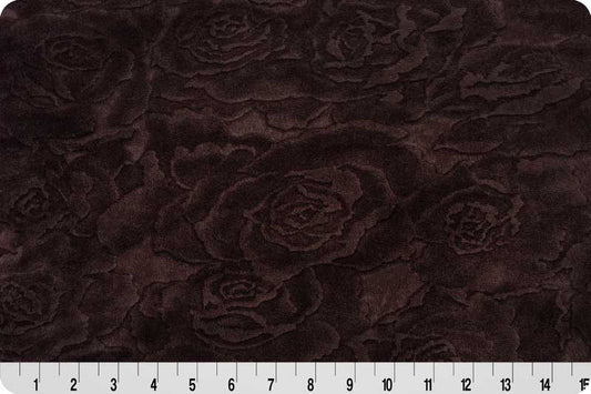 Extra Wide Rose Cuddle® 3 Chocolate - Shannon Fabrics