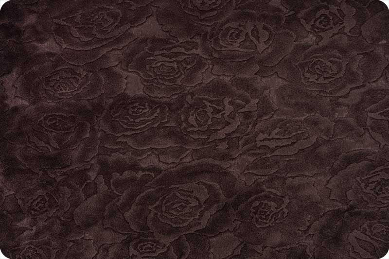 Extra Wide Rose Cuddle® 3 Chocolate - Shannon Fabrics