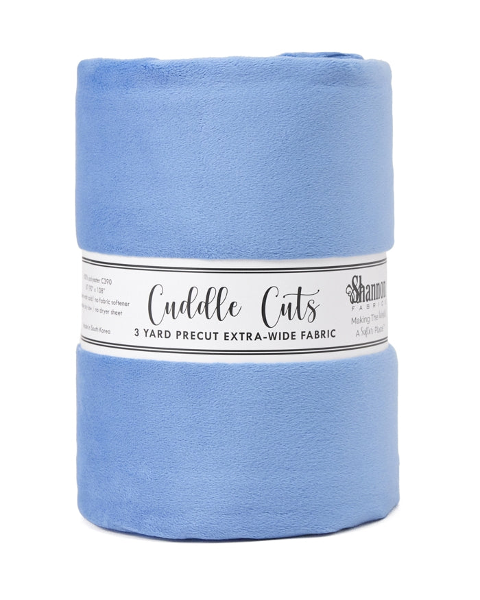 3 Yard Cuddle® 110" Wide Cut Bluebell - Shannon Fabrics
