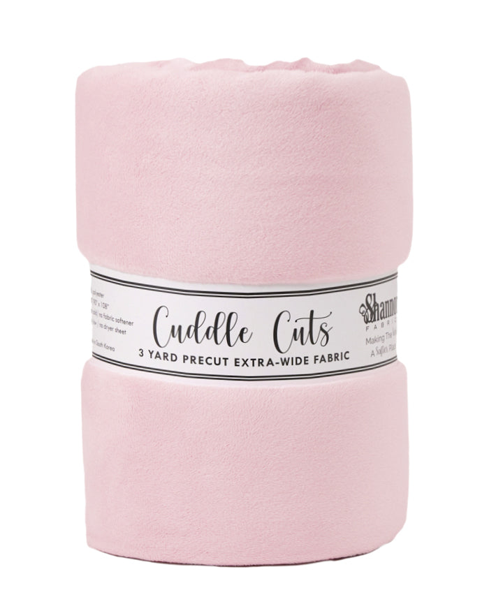 3 Yard Cuddle® 110" Wide Cut Blush - Shannon Fabrics