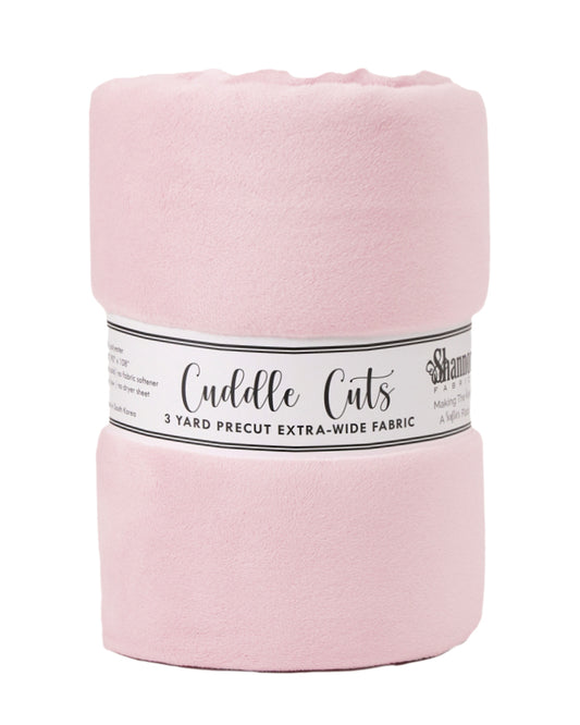 3 Yard Cuddle® 110" Wide Cut Blush - Shannon Fabrics