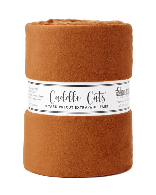 3 Yard Cuddle® 110" Wide Cut Ginger - Shannon Fabrics