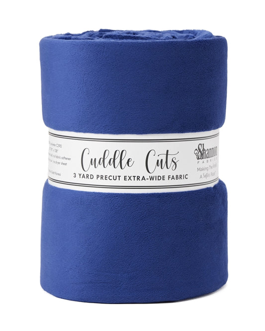 3 Yard Cuddle® 110" Wide Cut Midnight - Shannon Fabrics
