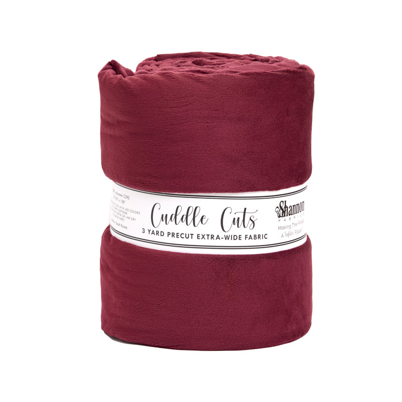3 Yard Cuddle® Cut C390 Black Cherry - Shannon Fabrics