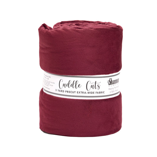 3 Yard Cuddle® Cut C390 Black Cherry - Shannon Fabrics