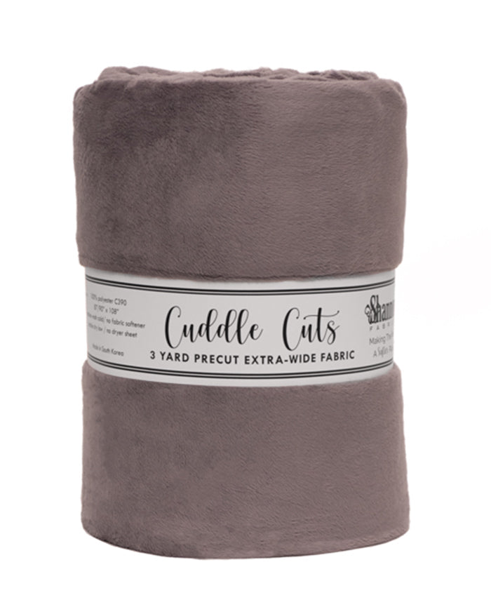 3 Yard Cuddle® 110" Wide Cut Charcoal - Shannon Fabrics