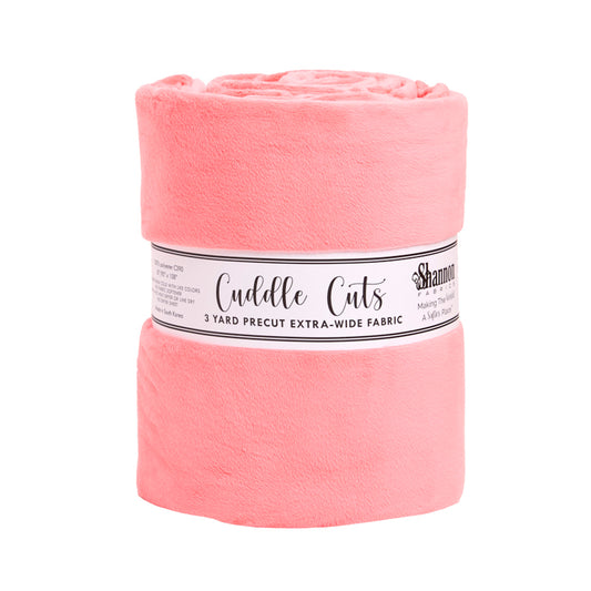 3 Yard Cuddle® Cut C390 Coral - Shannon Fabrics
