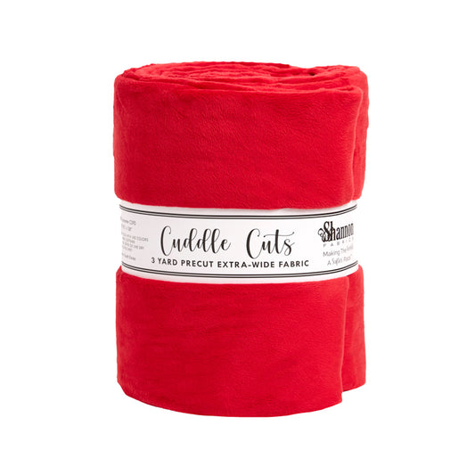3 Yard Cuddle® Cut C390 Scarlet - Shannon Fabrics