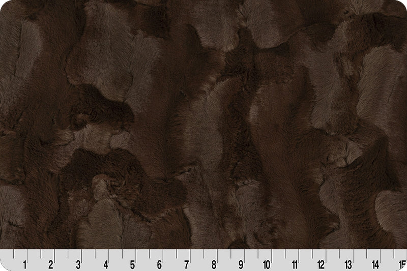2 Yard Luxe Cuddle® Cut Hide Chocolate - Shannon Fabrics