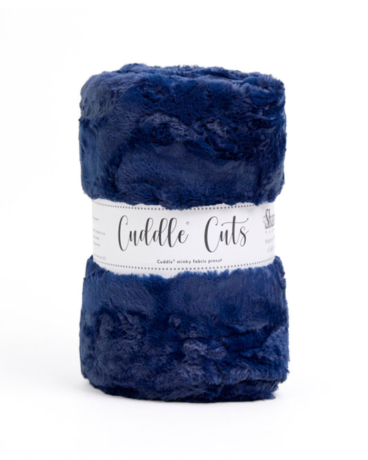 2.5 Yard Luxe Cuddle® Cut Mirage 80 Navy - Shannon Fabrics
