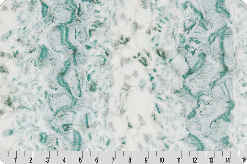 2 Yard Luxe Cuddle® Cut Snowy Owl Mallard - Shannon Fabrics