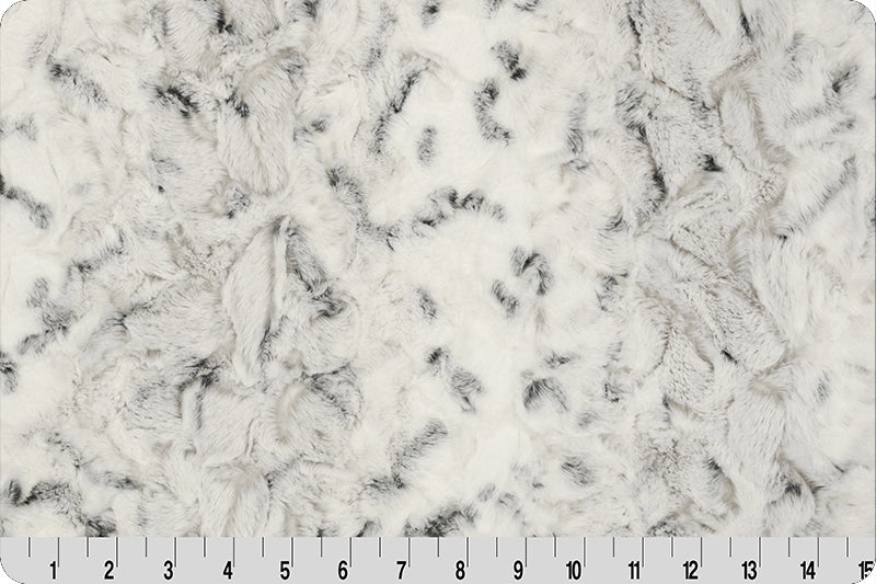 2 Yard Luxe Cuddle® Cut Snowy Owl Alloy - Shannon Fabrics