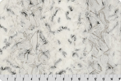2 Yard Luxe Cuddle® Cut Snowy Owl Alloy - Shannon Fabrics