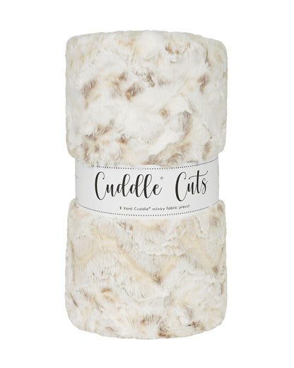 2 Yard Luxe Cuddle® Cut Snowy Owl Natural - Shannon Fabrics