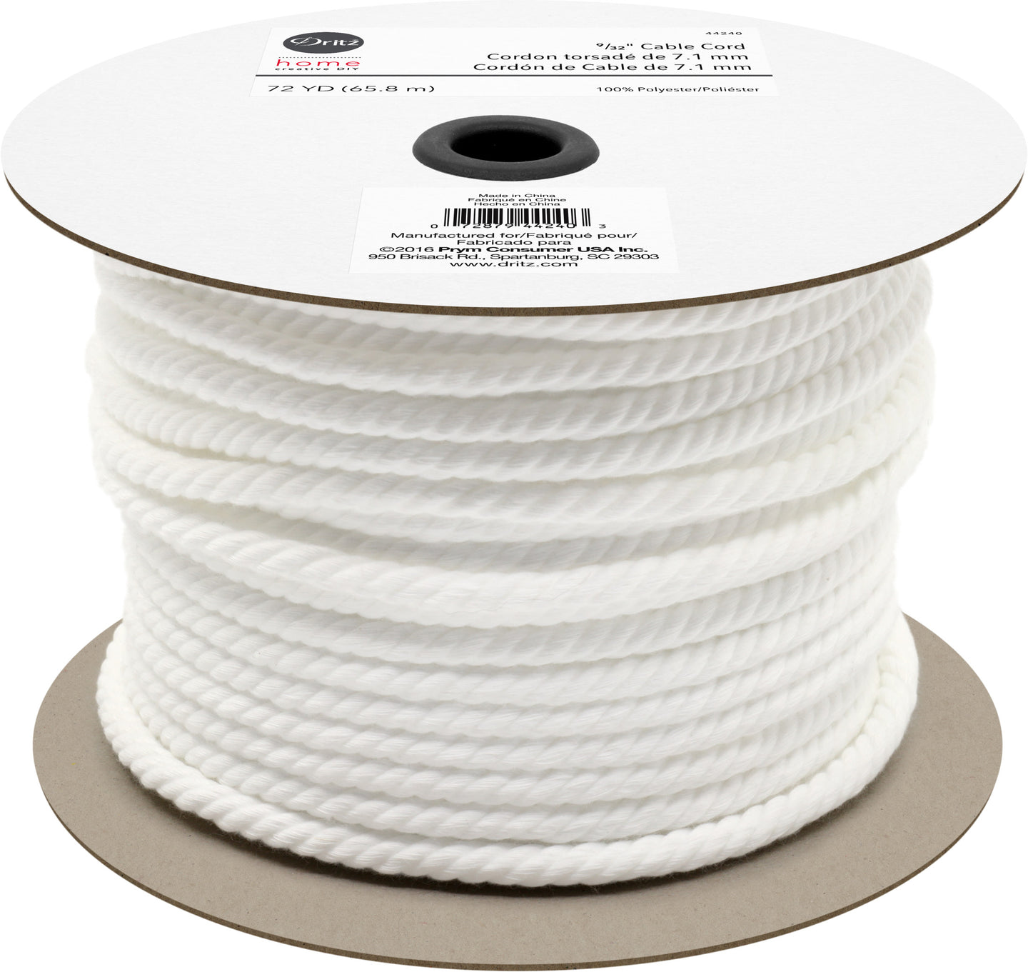 Dritz 9/32" Calbe Cord White