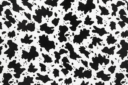 Cow Moo Digital Cuddle® Black - Shannon Fabrics
