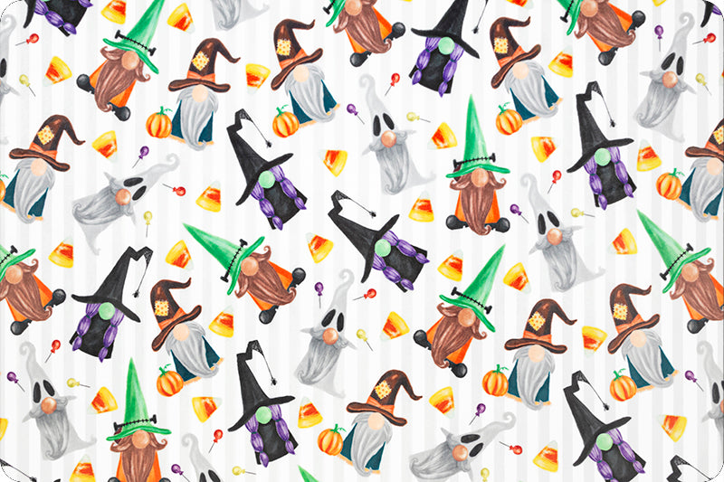 Shannon Fabrics Ghastly Gnomes Digital Cuddle® Snow