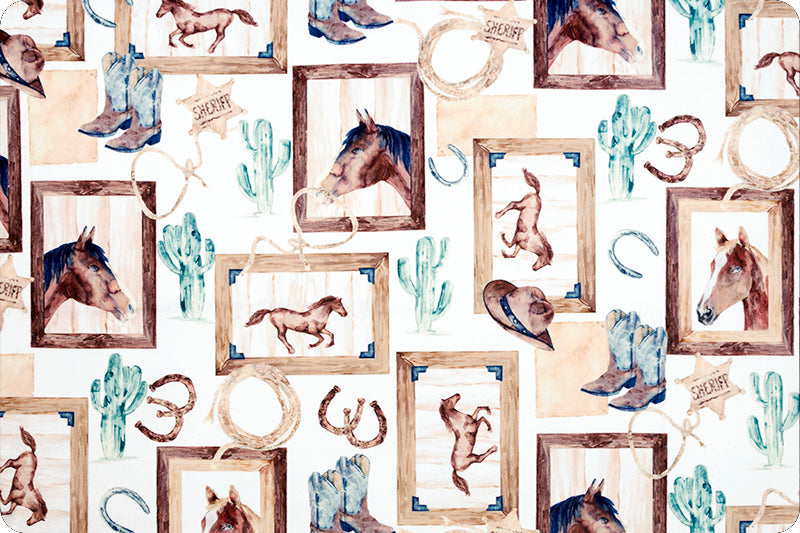 Shannon Fabrics Old West Digital Cuddle® Natural