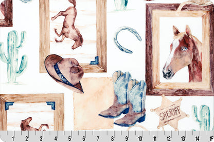 Shannon Fabrics Old West Digital Cuddle® Natural