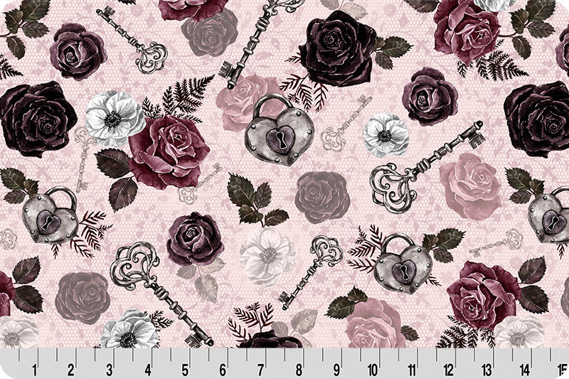 Secret Crush Digital Cuddle® Black Cherry - Shannon Fabrics