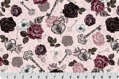 Secret Crush Digital Cuddle® Black Cherry - Shannon Fabrics