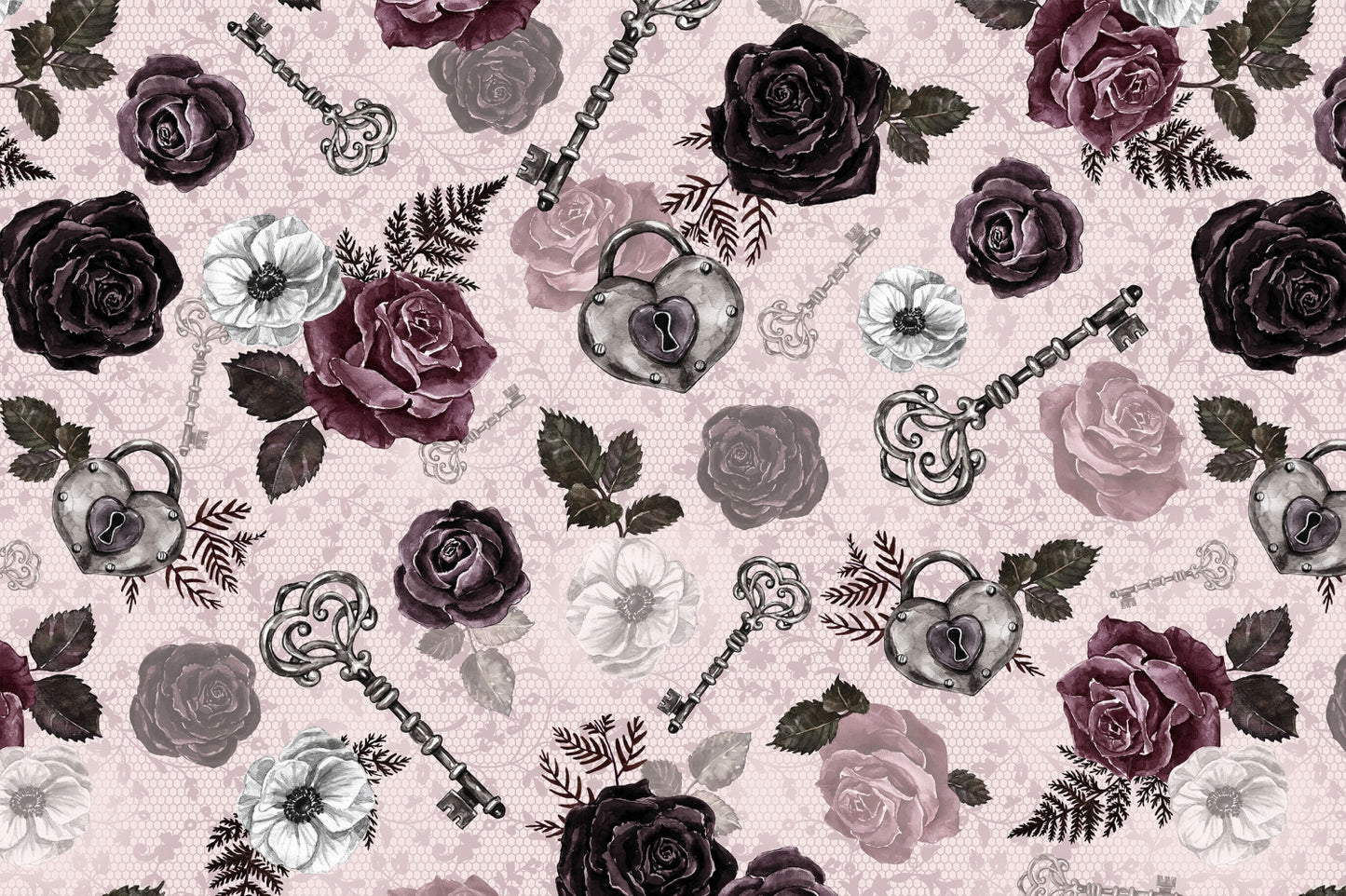 Secret Crush Digital Cuddle® Black Cherry - Shannon Fabrics