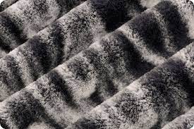 Shannon Fabrics Luxe Cuddle®Seal Milky Way Black