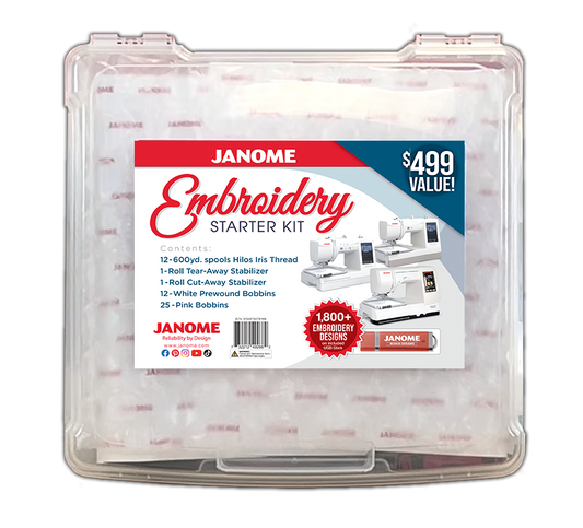 Janome Embroidery Starter Kit